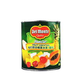 帝门杂果罐头850g水果混合什锦罐头即食商用蛋糕披萨原料整箱黄桃
