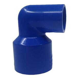 联塑PVC蓝色给水异径弯头25*20/50X32/40/20大变小弯头90°大小弯