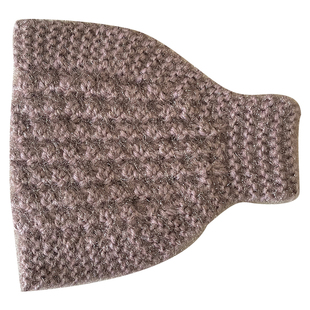 秋冬毛线针织发带帽宽边头巾女头饰护耳头套遮白发发箍保暖发带女