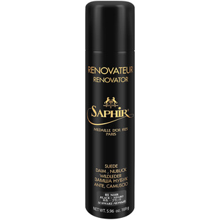 法国SAPHIR莎菲雅黑金麂皮喷雾绒皮翻毛皮雪地靴补色翻新护理喷剂