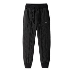 雪中飞2025秋冬新款女士鹅绒羽绒裤高腰束脚抽绳时尚保暖抗寒加厚