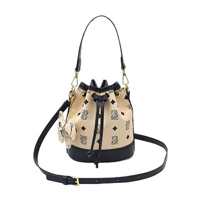 Clean Knоck菜篮子单肩包包女2026新款百搭斜挎包时尚抽绳水桶包