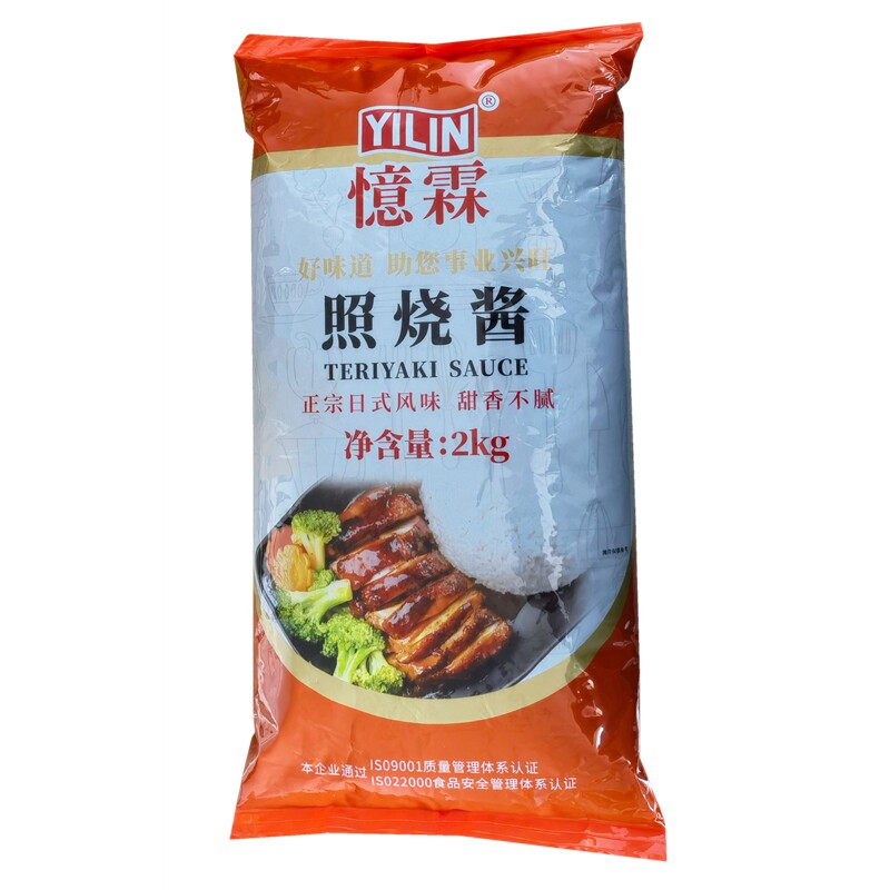 特惠 忆霖照烧调味酱2kg 照烧酱料 劲辣酱烧烤酱照烧鸡肉饭盖浇汁