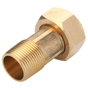 4分/6分铜水表活接接头配件 前置过滤器表前活接头内6分外4分接头