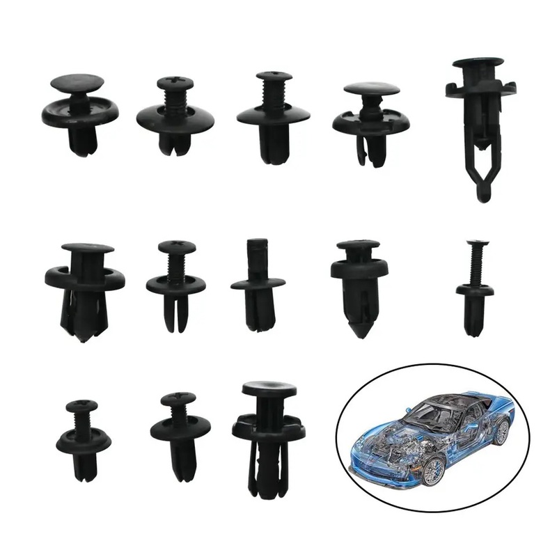 620pcs 盒装卡扣 16种汽车保险杠修理包紧固件 膨胀螺丝卡子卡扣