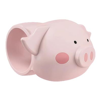 萌猪猪防撞垫门把手防撞圈静音