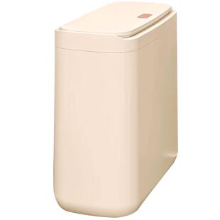 卫生间夹缝垃圾桶带盖厕纸桶家用自动打包厕所专用放纸桶现代简约
