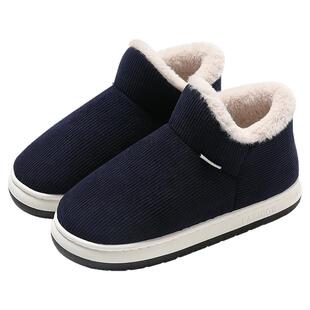 棉鞋男款冬季老人加绒加厚防滑中老年保暖男士雪地靴子东北高帮鞋