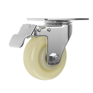 手推车万向轮重型抗压平板车小推车轮子轱辘配件大全承重脚轮滚轮