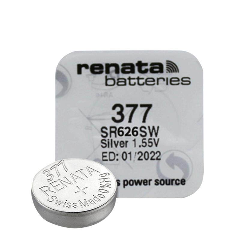 Renata瑞士377原装进口SR626SW斯沃琪Swatch手表电池卡西欧石英纽扣电子罗西尼天王通用LR626型号专用