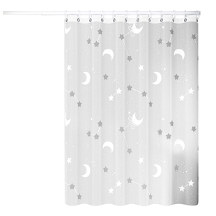 浴室防水布淋浴浴帘套装免打孔磁性洗澡卫生间窗帘门帘隔断帘帘子