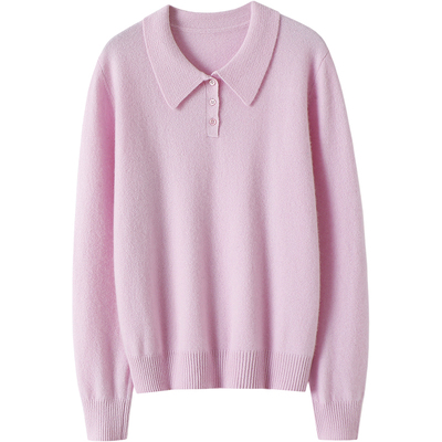 启超高端100%纯山羊绒衫