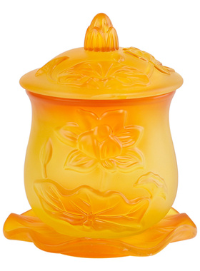 供水杯水琉璃供佛中式家用