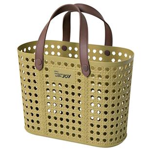 菜篮子手提篮塑料家用鸡蛋水果果篮大号买菜购物篮户外野餐收纳筐