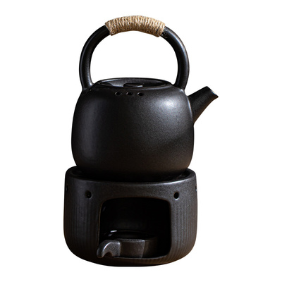 时南新中式陶瓷加热保温出茶壶