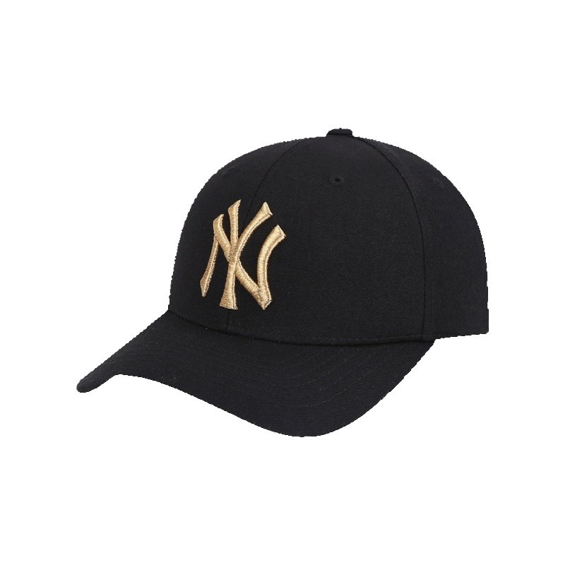 韩国MLB帽子洋基队男正品棒球帽女款遮阳帽NY大标休闲硬顶鸭舌帽