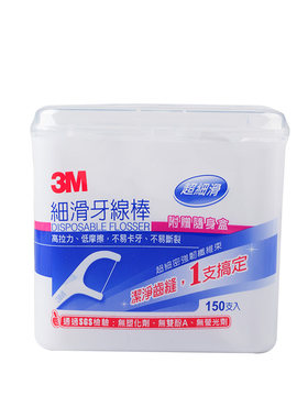 3M台湾便携进口细高拉力牙线棒