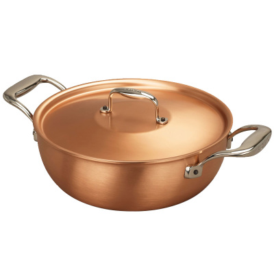 比利时Falk铜制无涂层炒锅