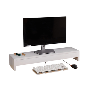 显示器增高架电脑显示屏幕抬高加长加大带抽屉办公桌桌面收纳架子