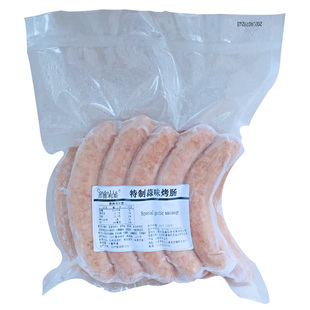 生酮蒜味香肠不添加淀粉蔗糖11根冷冻肉肠西餐煎烤肠德国风味香肠