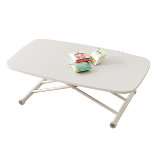 超薄折叠餐桌家用长方形宿舍老人吃饭茶几可升降学习办公书手提桌