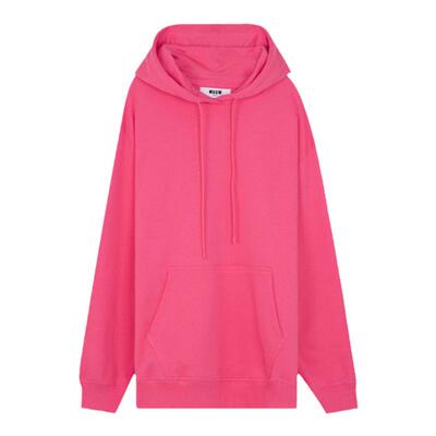 MSGM纯色纯棉连帽卫衣高端品牌