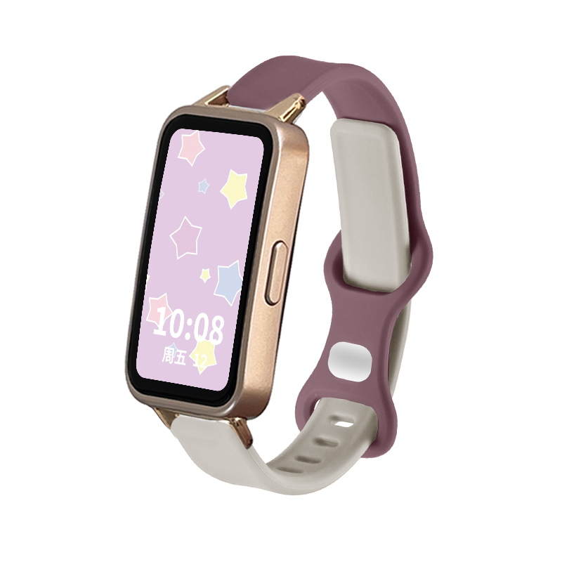 适用华为手环10/9/8/7/6表带硅胶男女生智能运动手环6pro/7腕带荣耀band九系列替换带六七八代手表带夏季新款