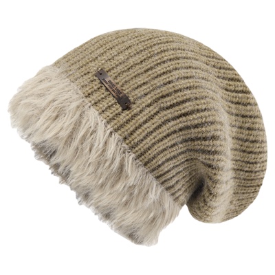 大版型毛边显脸小针织堆堆帽