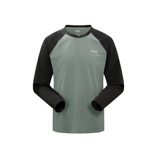 探路者2026新款长袖男户外徒步旅游防晒吸汗速干亲肤高弹T恤女