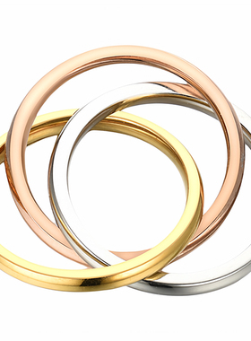 日韩气质三生三世三环戒指送她