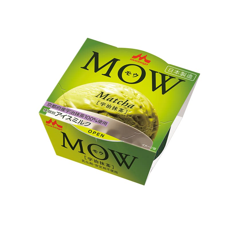 日本进口MOW牛奶宇治抹茶味