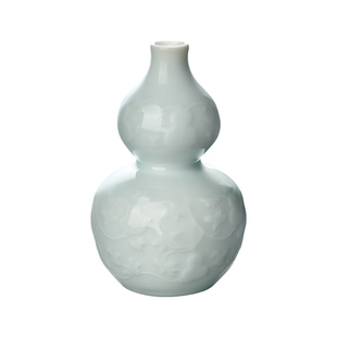 中国国家博物馆粉青白葫芦万代葫芦瓶迷你花瓶创意摆件装饰小礼物