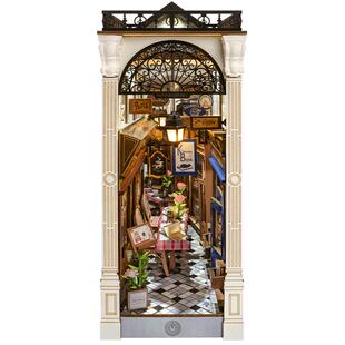 rolife若来拱廊之约书立diy模型摆件立体拼图手工拼装节日礼物