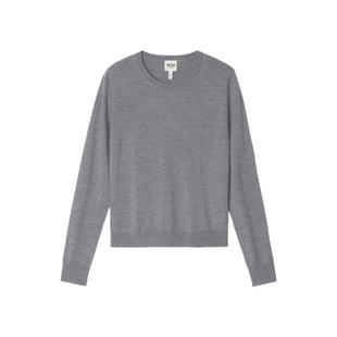 素然ZUCZUG 4M36春季女士经典休闲气质基础款羊毛圆领修身毛衣