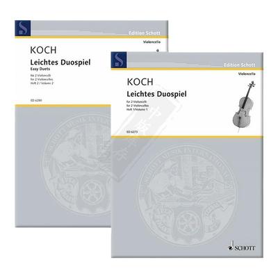 简易二重奏集两把大提琴全套1-2