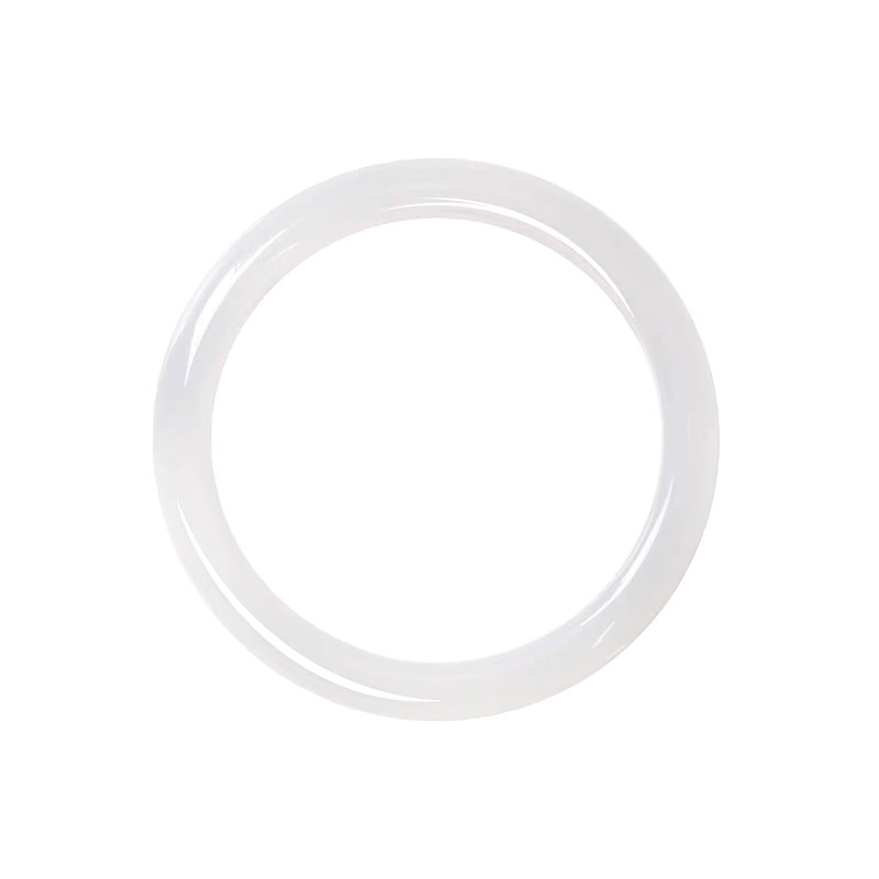 【晁然推荐】Bluehour新中式玉镯天然高冰手镯白月光玛瑙玉髓镯子