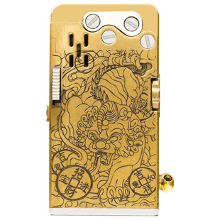 五代战甲龙舌貔貅弹射煤油打火机拿骚复古创意生日礼物送男友