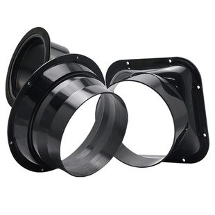 abs法兰接头新风系统转接口方变圆接口管道风机通风口排出风口