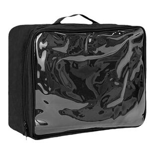 透明专业化妆师大容量手提化妆工具收纳包可套拉杆箱跟妆包头饰包