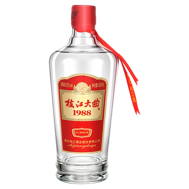 枝江大曲官方旗舰店52度浓香白酒