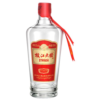 枝江大曲官方旗舰店52度浓香白酒