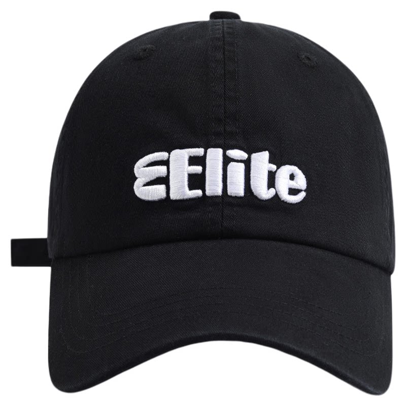 EElite刺绣宽檐防晒显脸小鸭舌帽