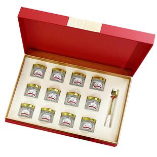 鲜炖阿胶礼盒焕颜膏西洋参礼物盒空盒8瓶25ml定制logo