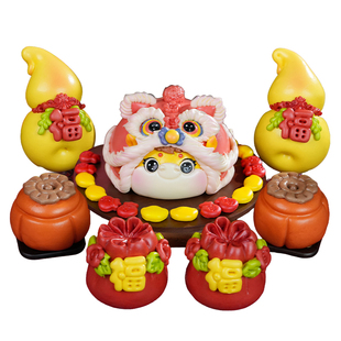 盖盖有口福山东花饽饽马年聚宝盆花样馒头新年花馍送人年货礼盒