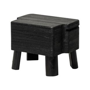 实木侘寂风小凳子家用客厅门口换鞋矮凳儿童舒适结实榫卯凸面板凳