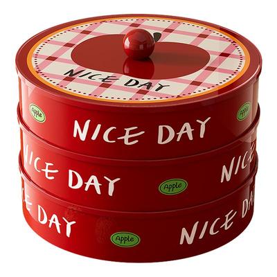 多巴胺干果盘客厅家用新年果盘零食瓜子摆放盘糖果盒坚果收纳盒