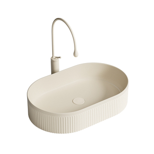 奶油风彩色纹理艺术台上盆陶瓷一体洗手盆单盆酒店民宿洗脸台面盆