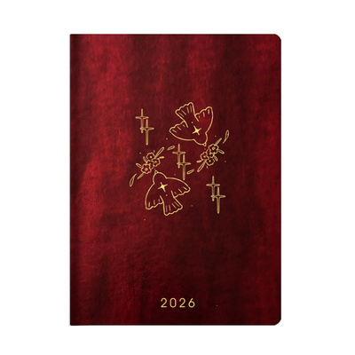 2026浪漫飞鸟日程本套装 两天一页新款每日计划本年历日记本笔记本子年度日历A5记事本效率手册手账本2026年