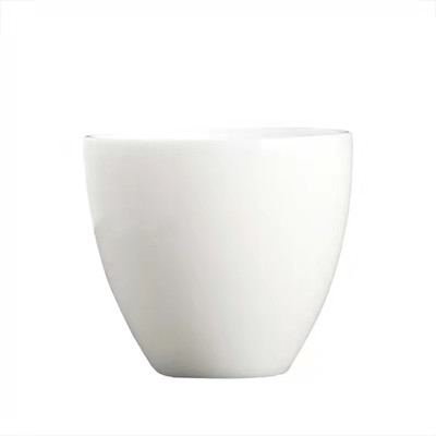 德化白瓷小茶杯纯白三才盖碗大号