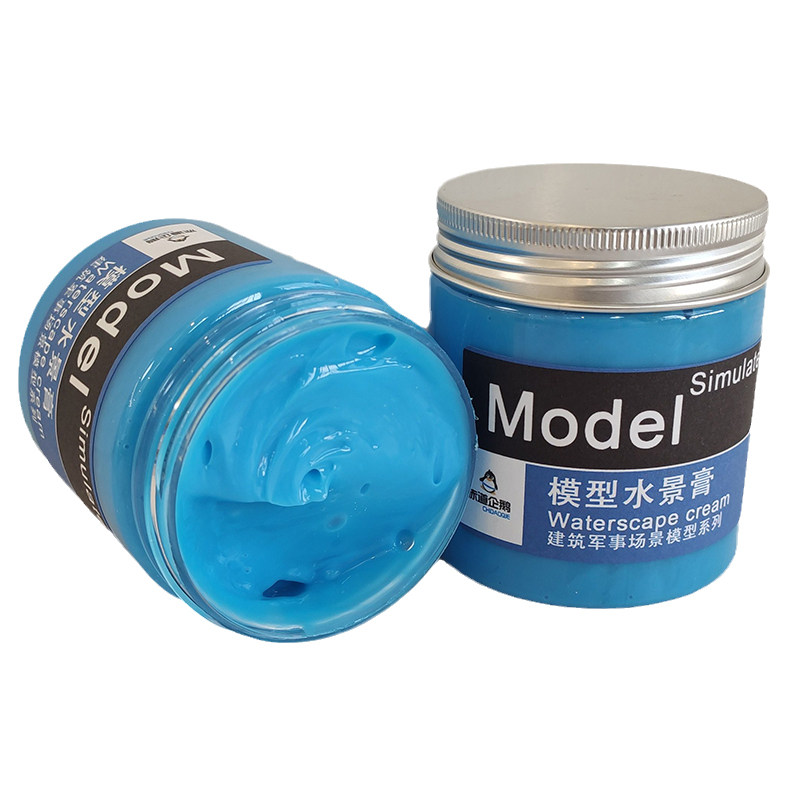 模型场景水景膏仿真水沙盘造水剂材料军事舰艇船舶海水瀑布沼泽